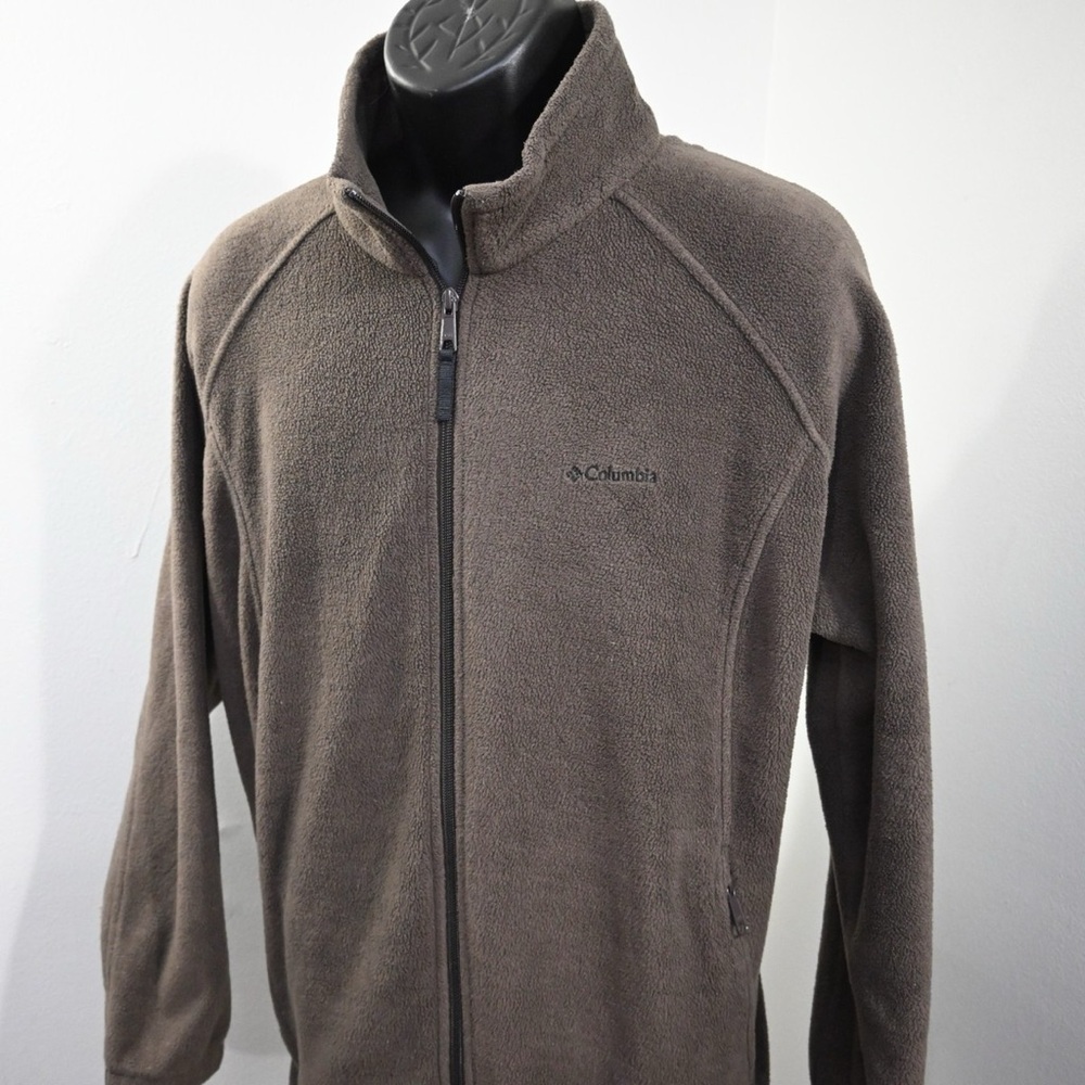 Columbia Taupe Fleece Jacket
